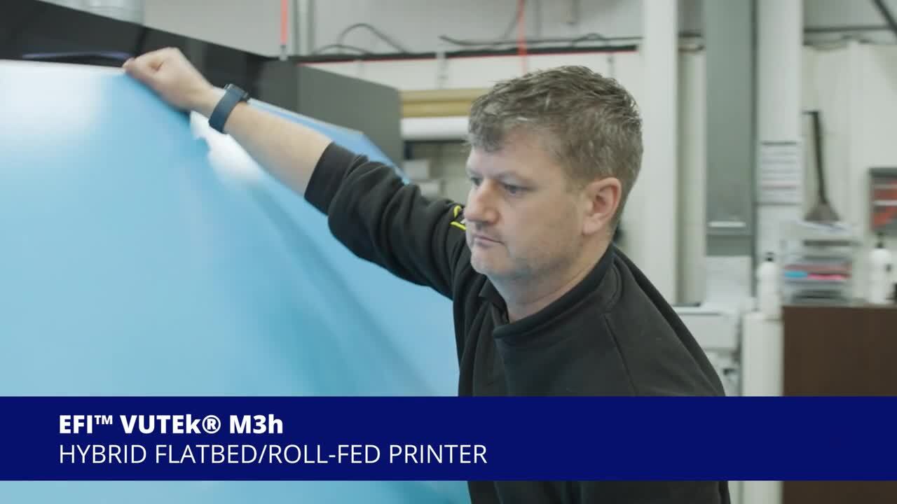 See how the EFI VUTEk M3h future-proofs Studio One’s business supporting visual