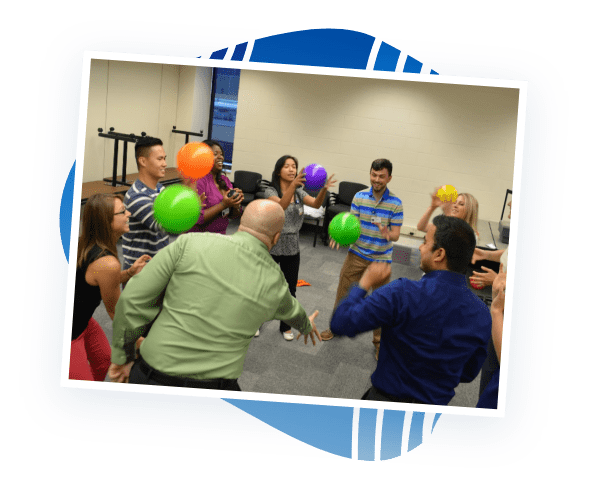 Illustration of employees representing EFI’s workforce and team culture