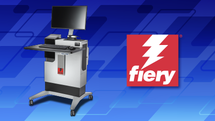 Fiery technical support and customer assistance graphic representing EFI’s professional support services for Fiery printing workflows