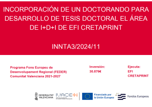 Award 4: Valencian Institute of Competitiveness and Innovation grant for talent promotion program