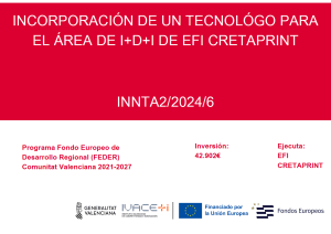 Award 2: Valencian Institute of Competitiveness and Innovation fund for talent promotion program